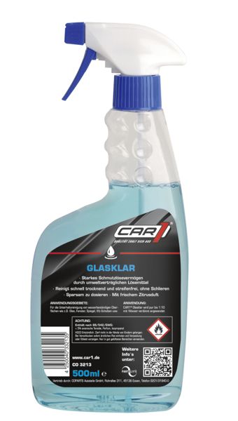 Glasklar, Pumpsprayflasche 500 ml