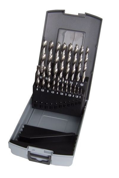 Spiralbohrerkassette 19-teilig